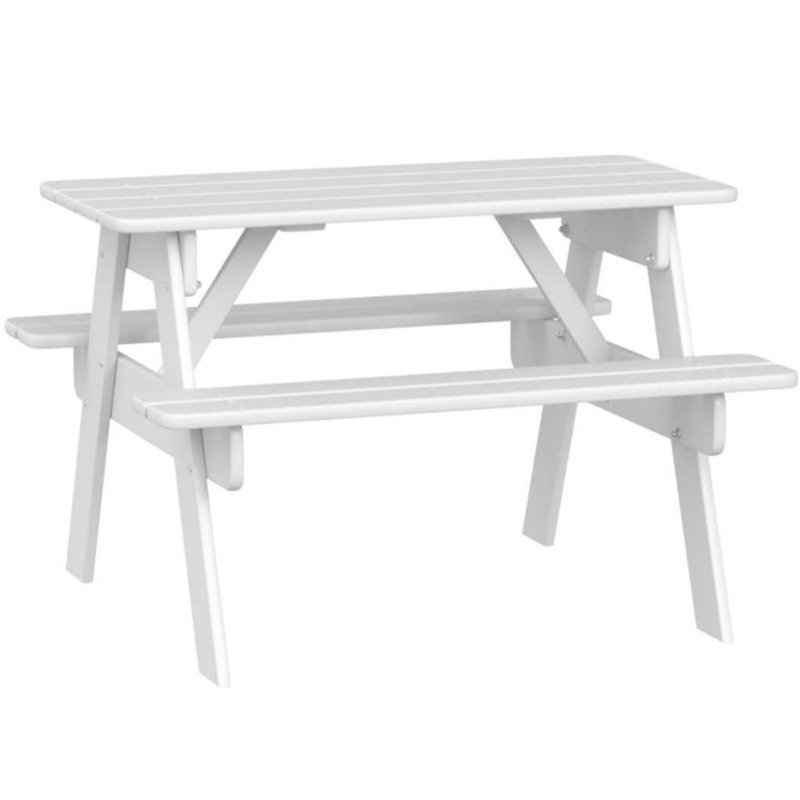 Little Colorado Kids Solid Wood Outdoor Table and Chair Set and Bench Wayfair